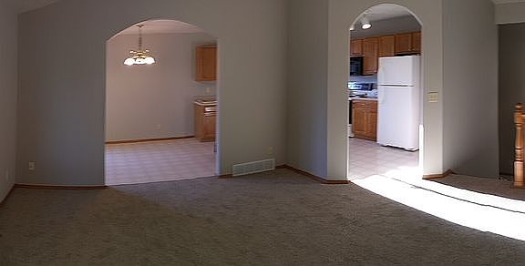 Living Room into kitchen