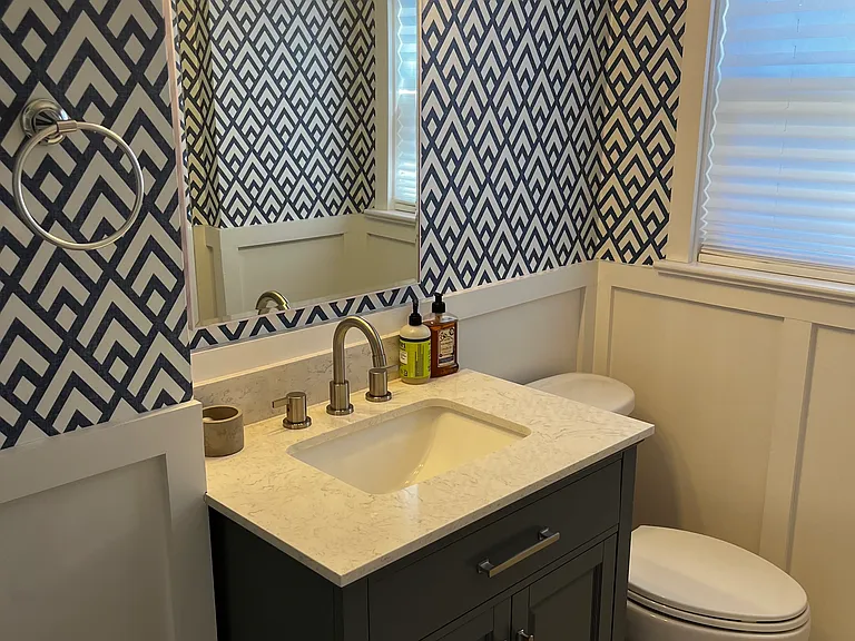 Downstairs half bath