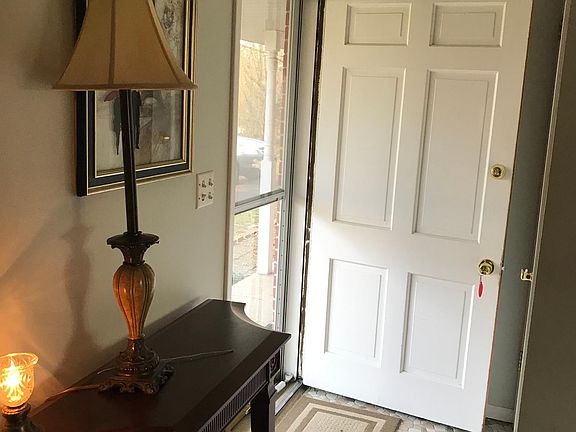 Entryway to the home. Directly across from the main door is a closet with plenty of room for coats, shoes and bags.