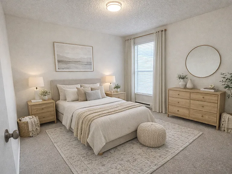 Apartment 407 - Virtually Staged - Room is 9' X 11'