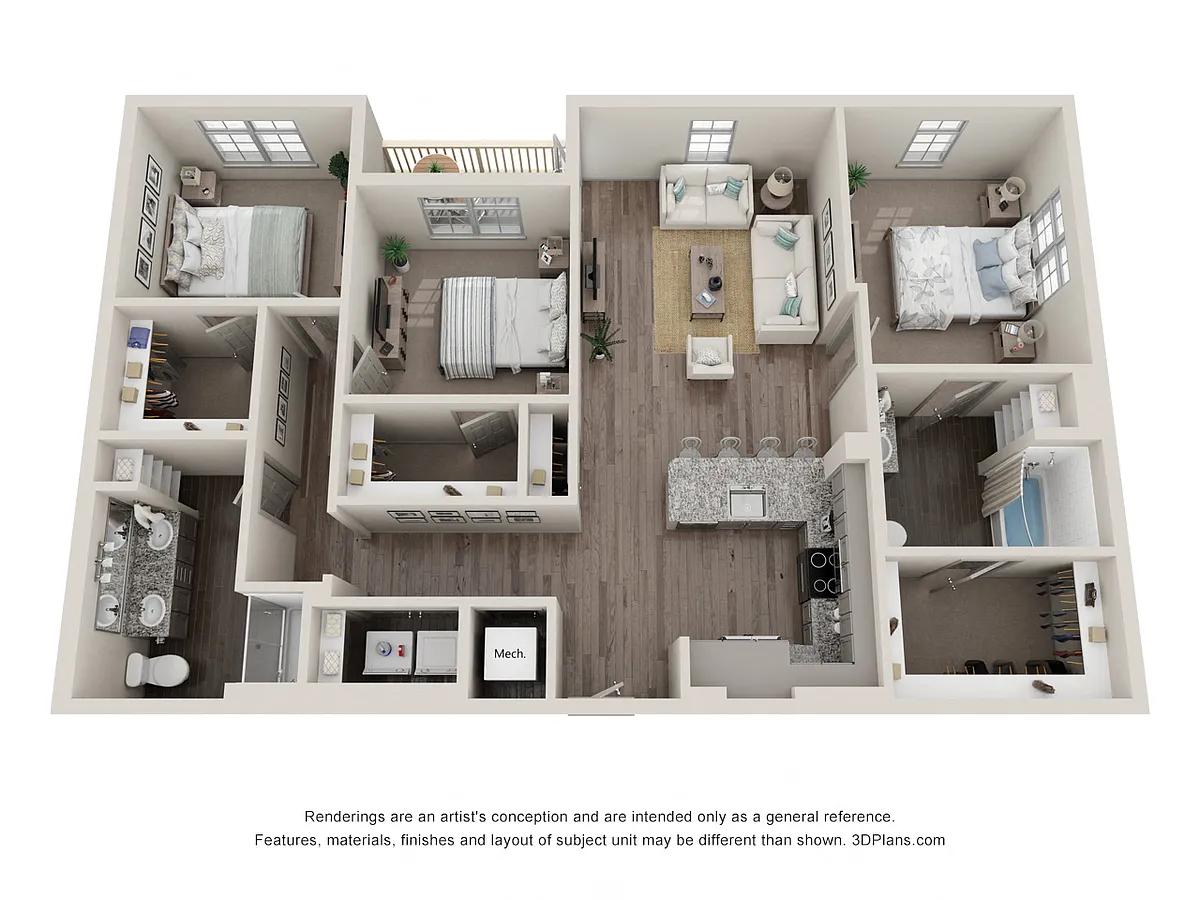 Floor plan 3A