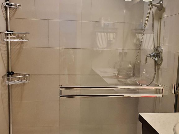 Tile master bath shower