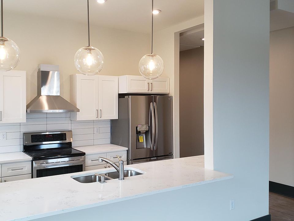 Kitchen view from living area