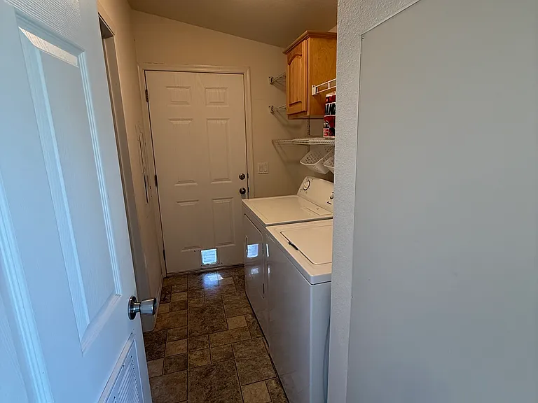 Separate laundry room