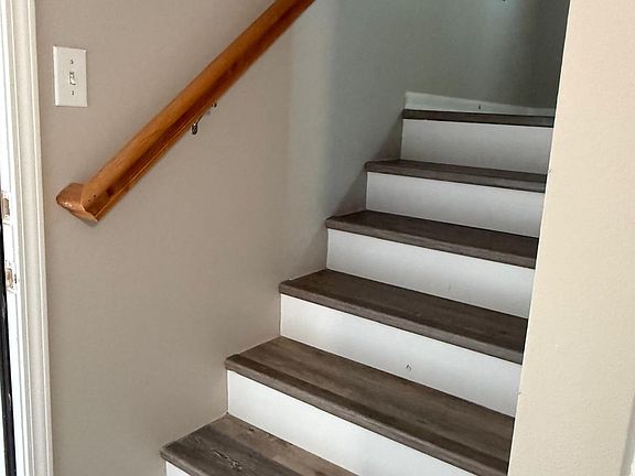 Steps from garage door