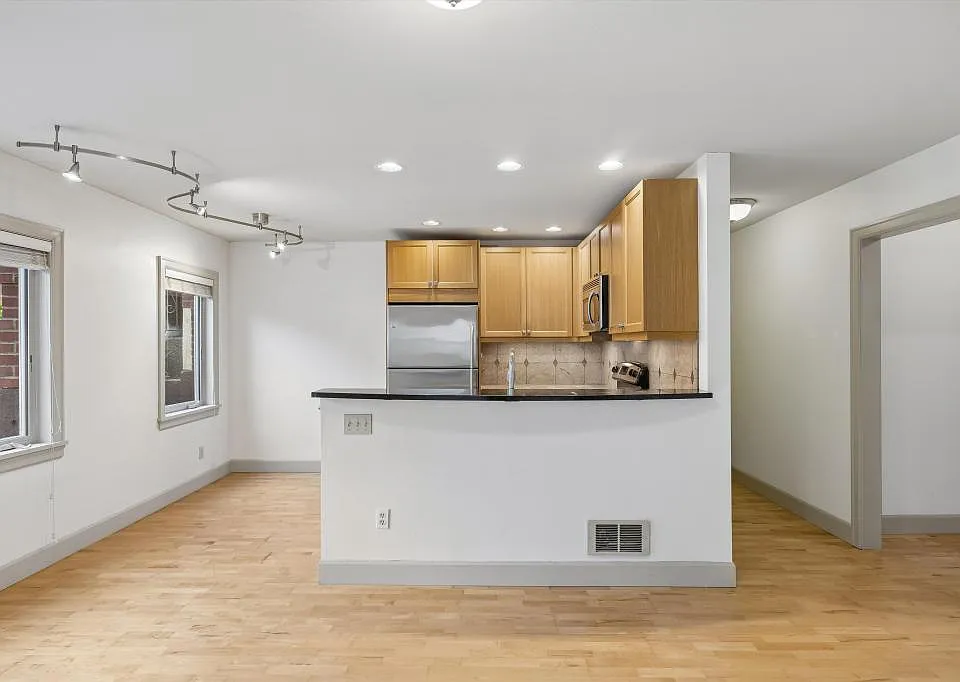Living room and Kitchen