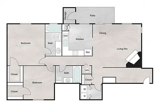 Floor plan Sterling (Plan N)