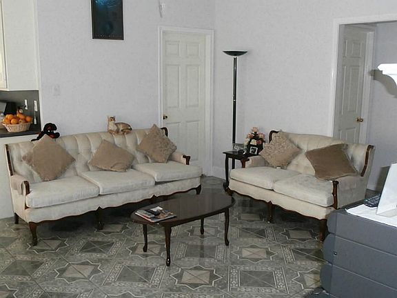 Living Area has high ceilings