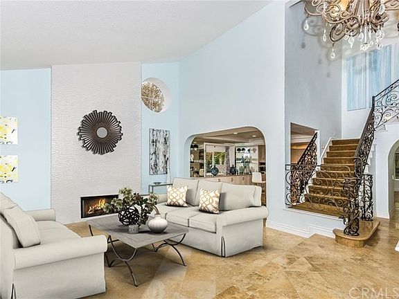 Virtually Staged Living Room