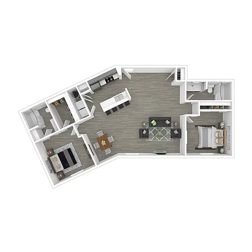 Floor plan 2x2-1257-Full Renovation