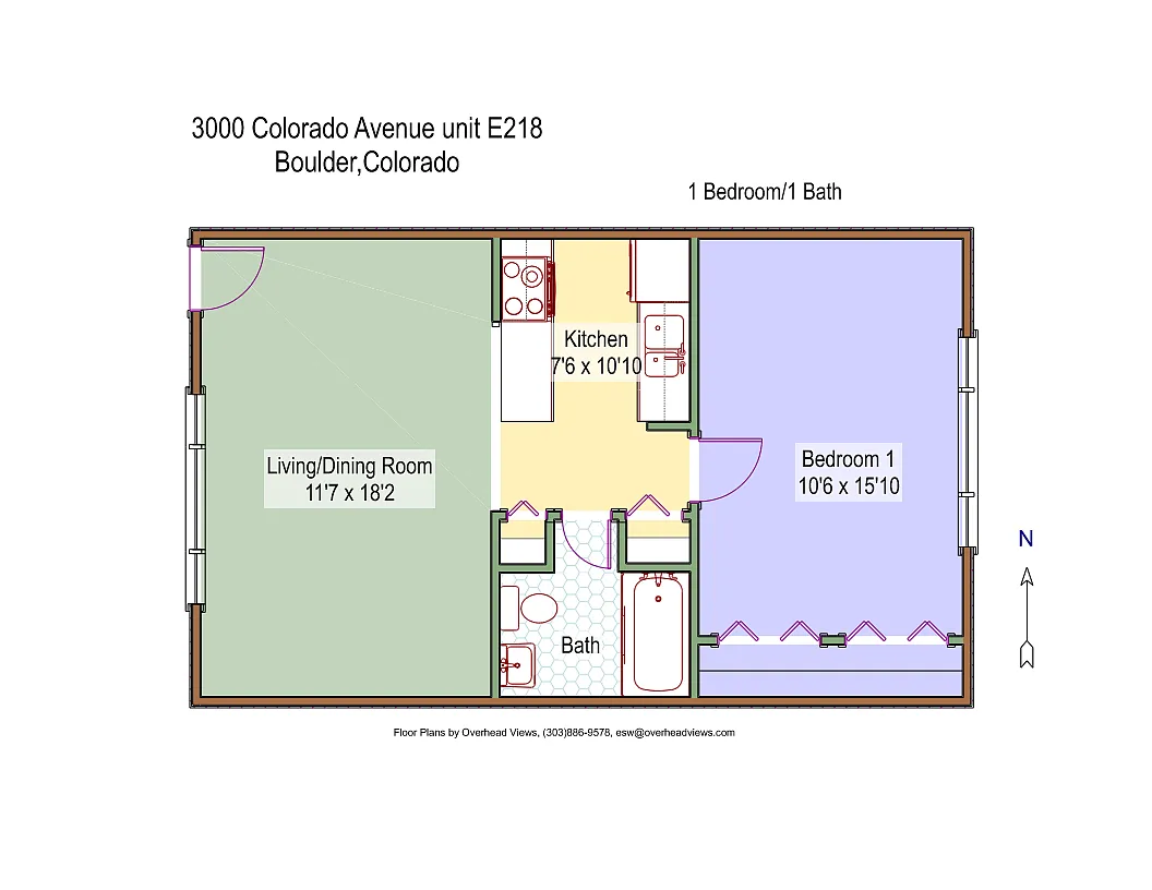 Floor plan 3000 Colorado E218