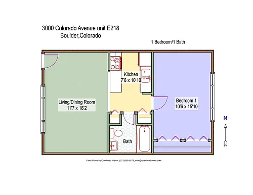 Floor plan 3000 Colorado E218
