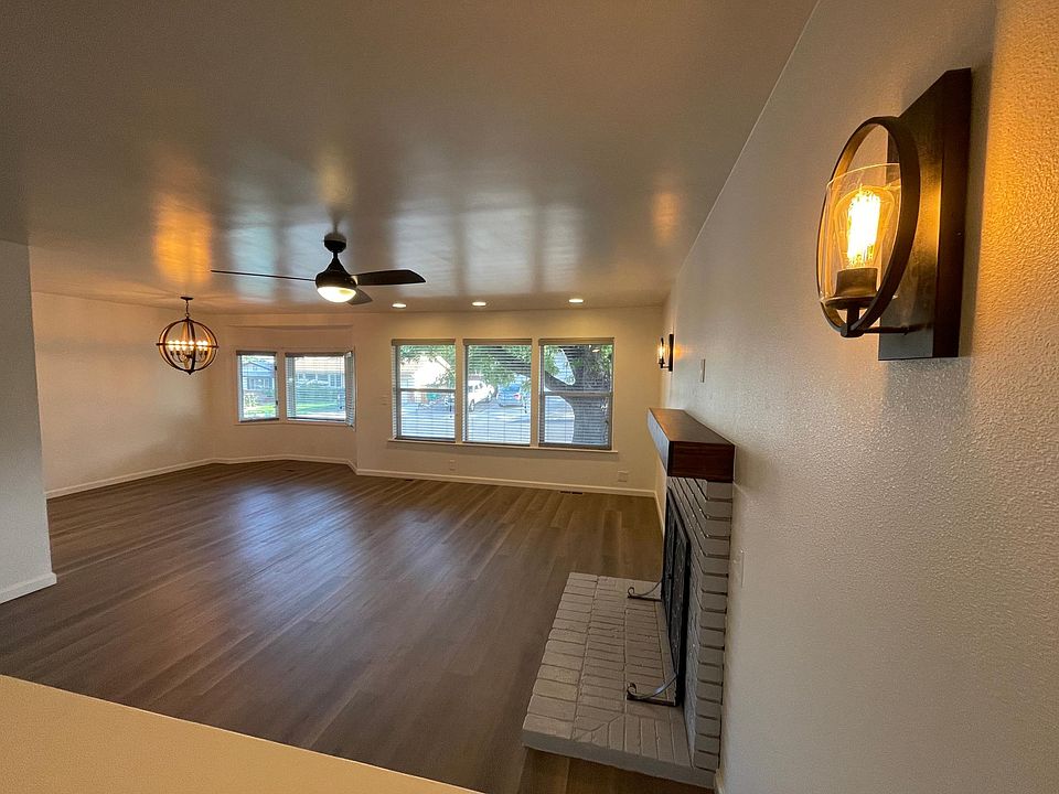 Living room and dining room.