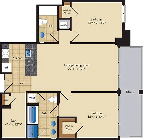 Floor plan Rosslyn