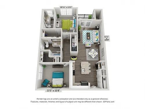 Floor plan The Hattie