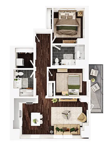 Floor plan B7