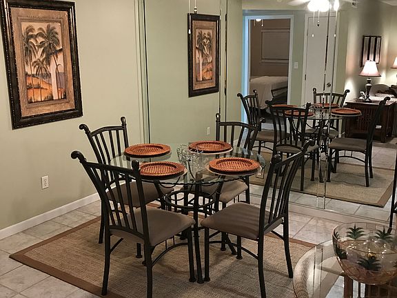 Dining with Tile Flooring