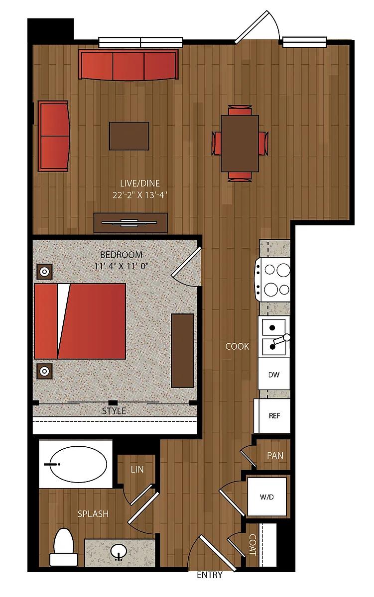Floor plan A19