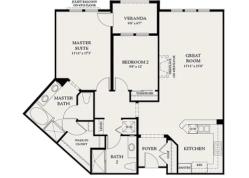 Floor plan 1A