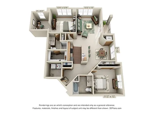 Floor plan Thimbleweed