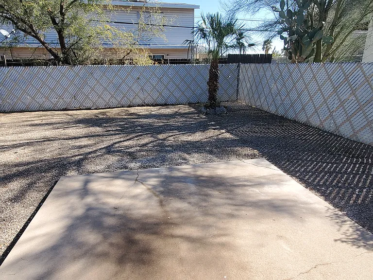 Large Fenced Backyard