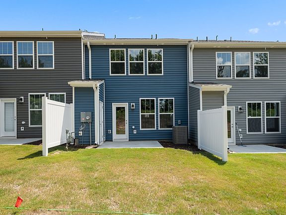Exterior rear of the Litchfield Design by DRB Homes at Tyger Ridge