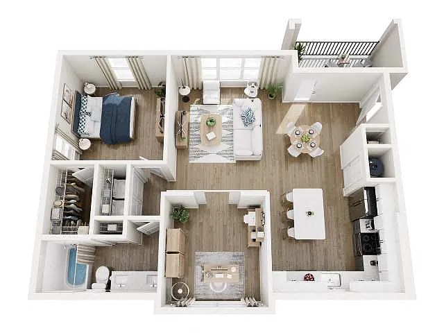Floor plan A5 Carriage Home w/ Garage