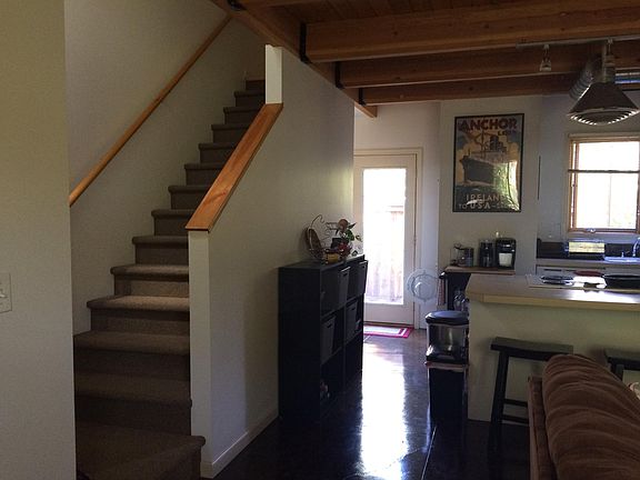 Living room and kitchen