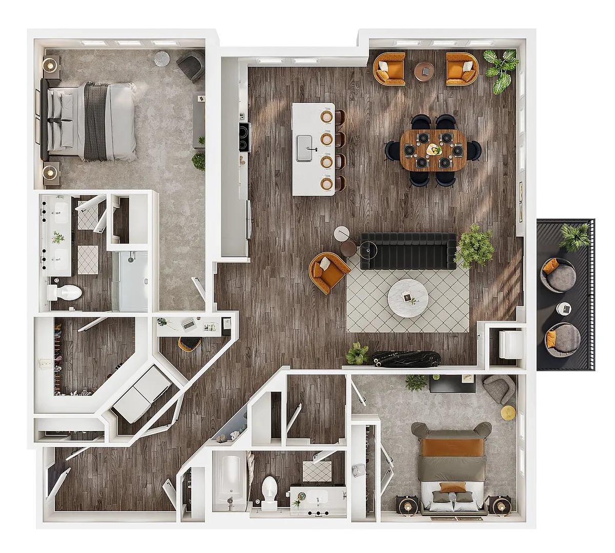 Floor plan B2