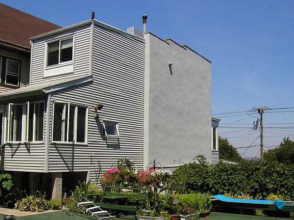 Back view of house