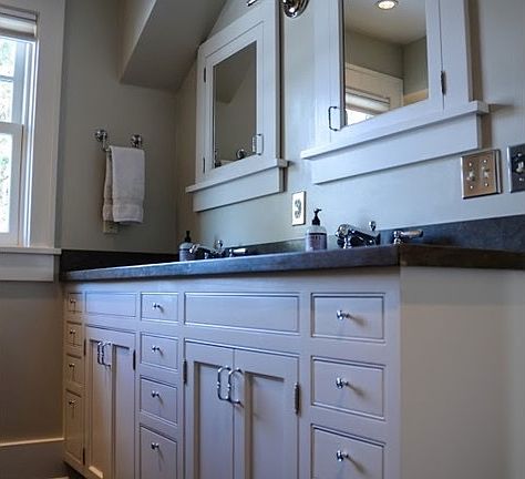 bathroom (2 sinks for couple/family harmony)
