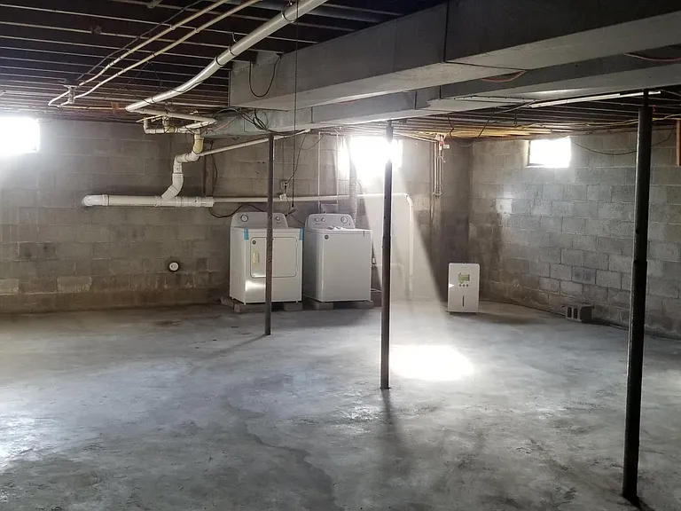 front half of basement