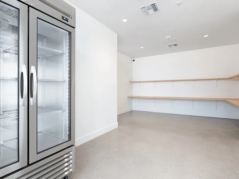 Package room with cold storage