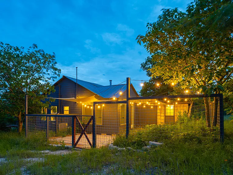 Fenced Courtyard