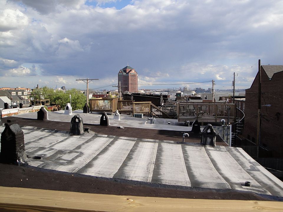 Home in Canton, Rooftop deck water view