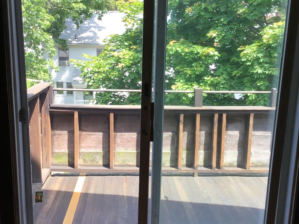 view of balcony from kitchen