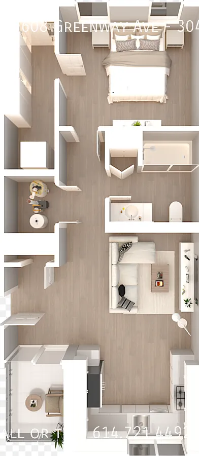 1 bed, 750 sqft, $1,599 — Photo 3