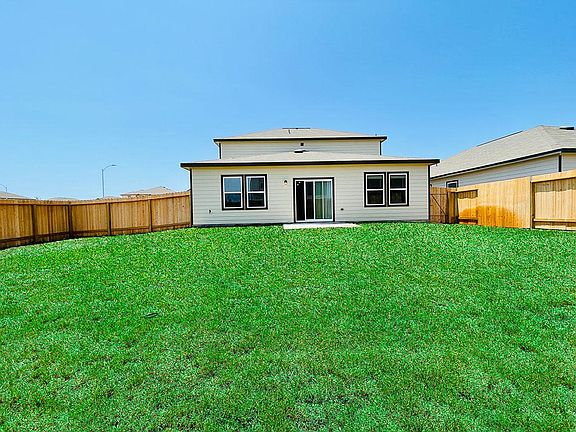 View of the home from backyard.