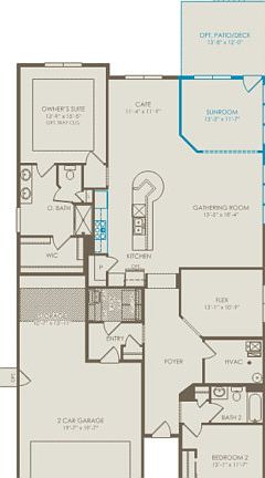 Home Design Layout with Structural Options