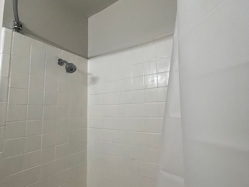 Tiled shower and tub