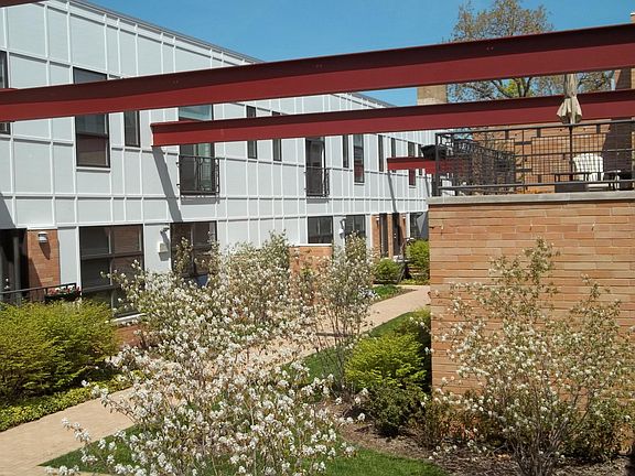 Courtyard,spring IS coming