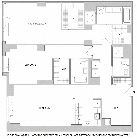 Floor plan 2X2.5 - B5D