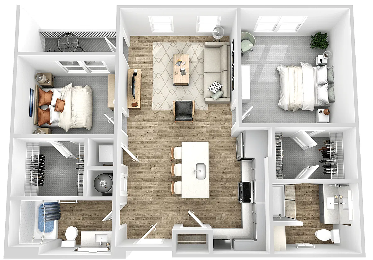 Floor plan B1