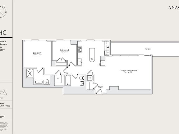 2nd image of 1 W 60th St Penthouse C