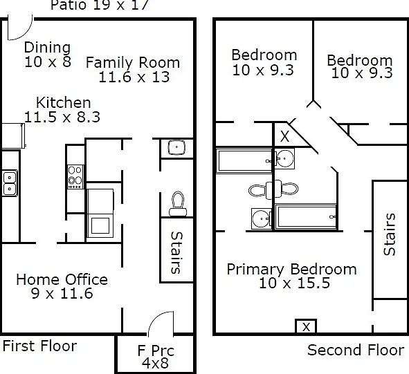 3 bed, 2.5 bath, 1271 sqft, $1,695 — Photo 4