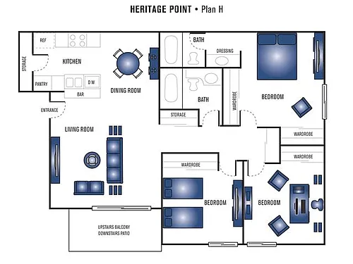 Floor plan Plan H
