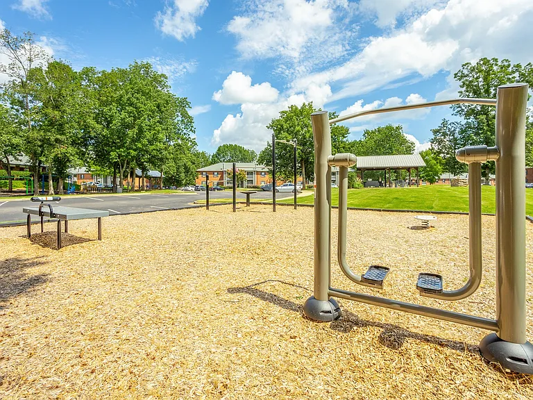 Outdoor Fitness Equipment at Hawthorne at the Ridge in Madison, AL