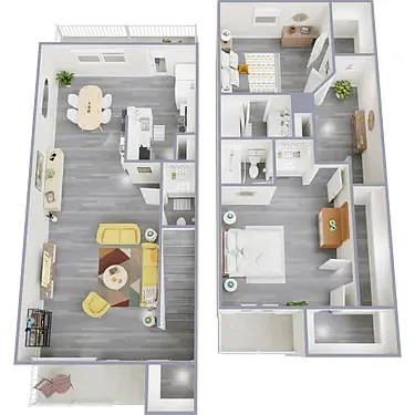 Floor plan 2X25