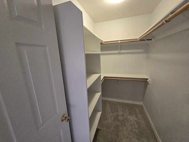 Master walk in closet