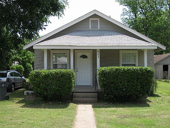 front of house when the grass was greener (2 years ago)